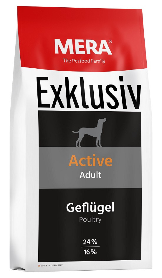 Професійний корм для собак з підвищеним рівнем активності Mera Exklusiv adult Active 15 кг