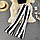 Женский костюм с полосатыми брюками клеш и черным топом (р. 42, 44) 78KO2351, фото 4