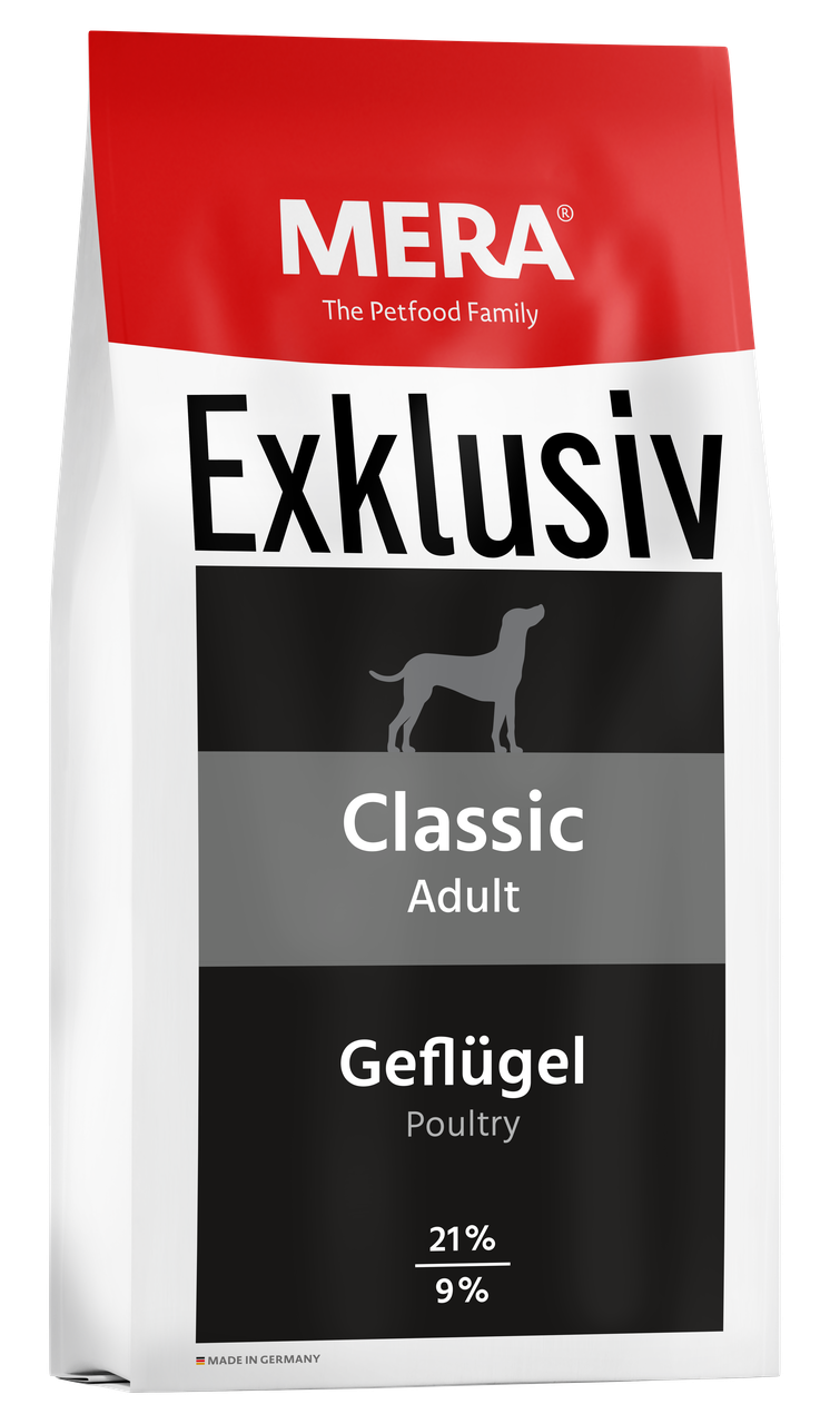 Професійний корм для собак з нормальним рівнем активності Mera Exklusiv adult Classic 15 кг