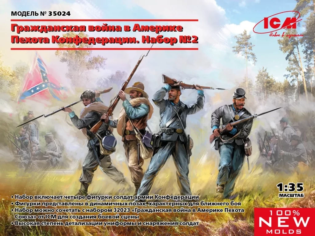 Набір пластикових фігурок. Пахота Цукерки. Комплект 2.1/35 ICM 35024