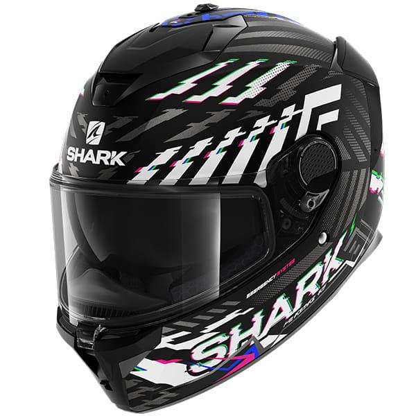 Мотошолом Shark Spartan GT E-Brake Black White