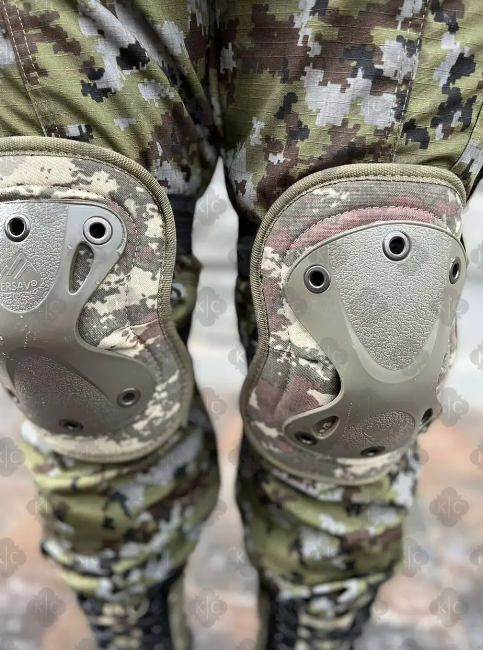 Наколенники и налокотники тактические военные, ударопрочный защитный комплект для рук и ног, Турция, GP18 - фото 4 - id-p1635955375