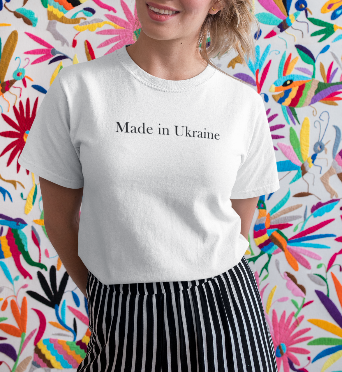 Футболка з принтом "Made in Ukraine"