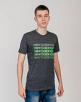 Чоловіча спортивна футболка New Balance, сірого кольору