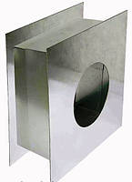 Прохідний вузол через перекриття для димоходу з нержавіючої сталі Ø180 мм товщина 0,5 мм