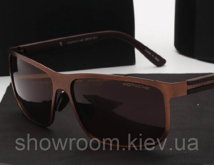 Сонцезахисні окуляри в стилі Porsche Design (p-8584) brown