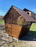 Дерев'яна альтанка, розбірна (на 8 людей) "Престиж", фото 8