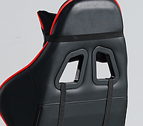 Геймерське ігрове крісло з подушкою Gamer Pro Jaguar комп'ютерне офісне розкладне для пк, фото 7