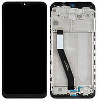 Дисплей Xiaomi Redmi 9, Redmi 9 Prime, Poco M2 з тачскрином і рамкою, оригінал 100% Service Pack, Black