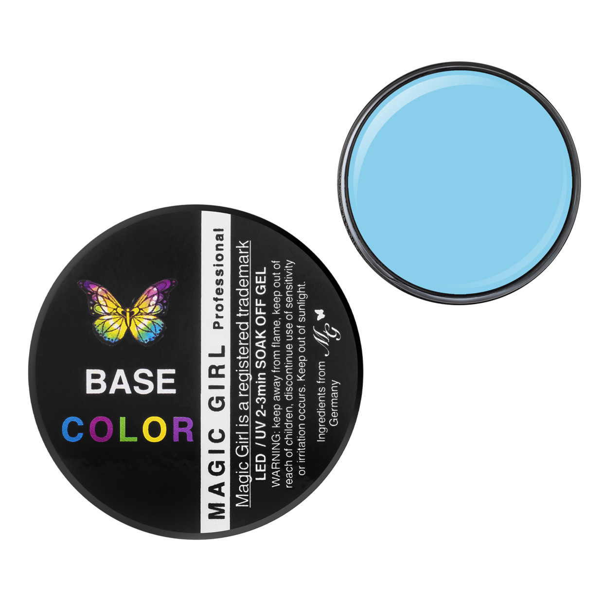 База для гель лаку Magic Girl Sky Breeze небесно блакитний 12ml, фото 1