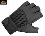 Стрілкові рукавички без пальців Helikon-Tex Half Finger Mk2 Black RK-HF2-NE-01, фото 3