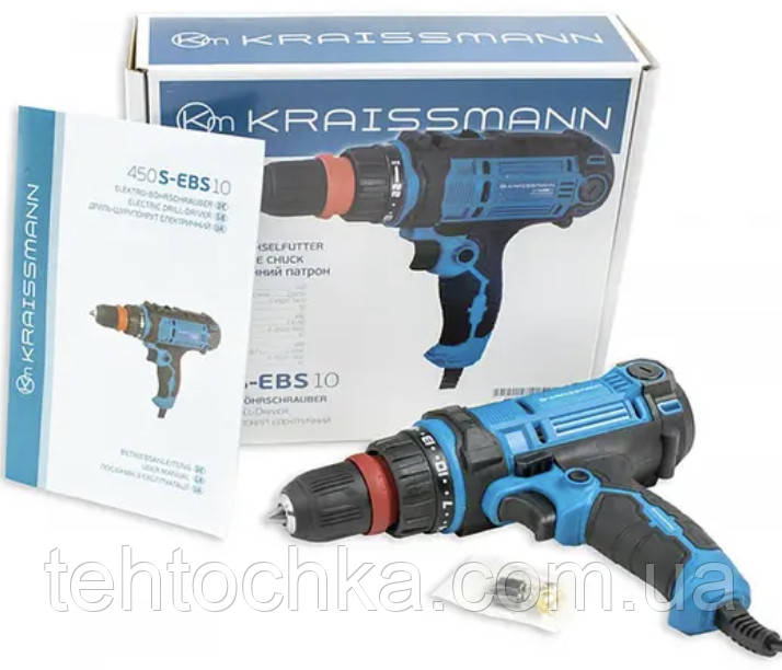 Электрошуруповерт Kraissmann 450 EBS10
