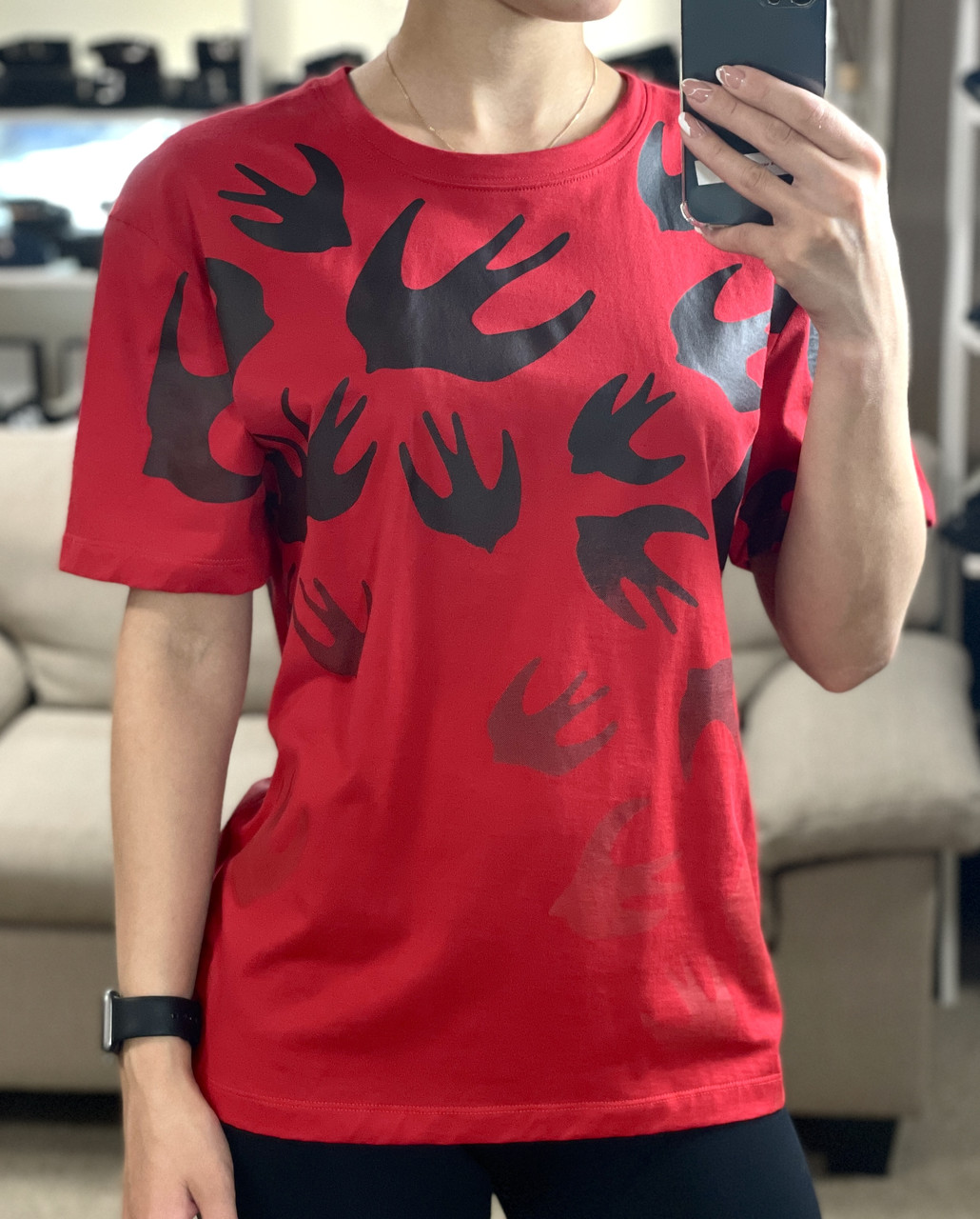 Жіноча футболка Alexander McQueen ( Олександр Макквін)