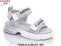 Детская летняя обувь 2022 оптом. Детские босоножки бренда GFB - Канарейка для девочек (рр. с 26 по 31)