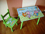 Дитячий столик M 0710 зі стільчиками «Смішарики», фото 4