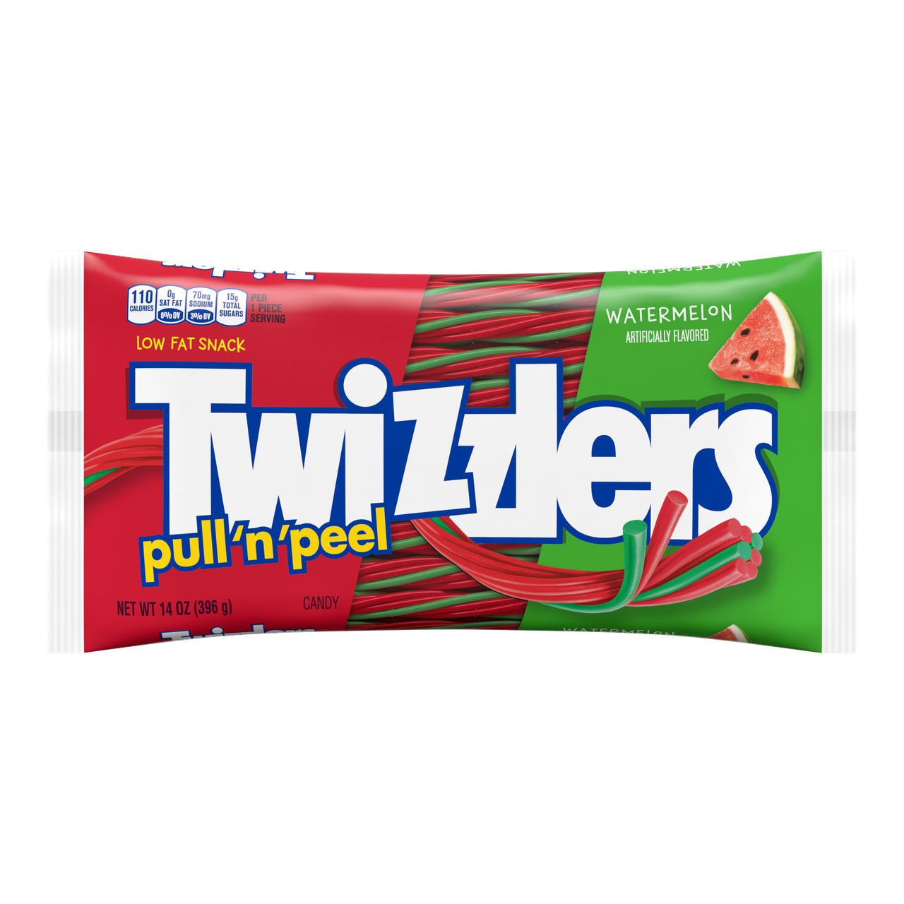 Желейки Twizzlers Twists Pull 'n' Peel Watermelon 396g