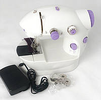 Швейная машинка портативная Mini Sewing Machine SM-202A - мини швейная машина с адаптером