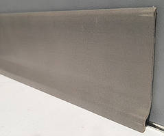 Високий тонкий плінтус до дверей прихованого типу 70 мм, 2,0 м, Темно-сірий