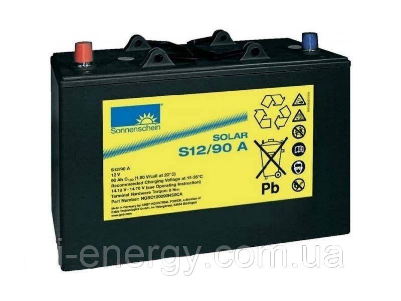 Аккумулятор Sonnenschein Solar S12/90 A GEL 12В 90Ач, продажа, описание ...