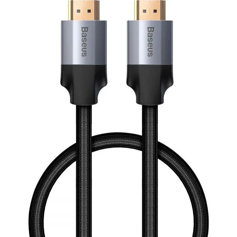 Кабель HDMI Baseus 4K HDMI — 4K HDMI Visual Enjoyment Dark gray 1 м (CAKSX-B0G)