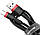 Кабель USB Type C 3A Cafule CATKLF-B91 black/red Baseus 1m, фото 3