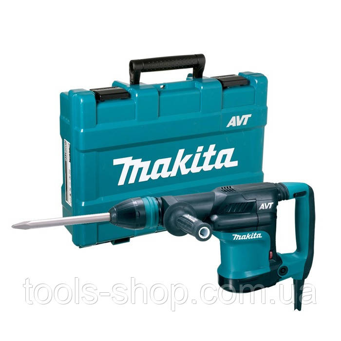 Професійний перфоратор Makita HM 0871C: SDS-Max, 1110 Вт, 8.1 Дж,2650уд./хв.,регулятор швидкості, кейс