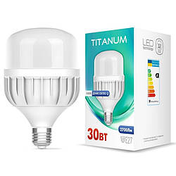 LED лампа TITANUM A100 30W E27 6500K Дневной свет