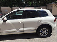 Рейлинги Volkswagen Touareg (2010-) /цельный алюминий SKYPOR,(Крепление на клей)