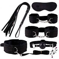 БДСМ набор из 7 предметов - Чёрный Садо-мазо