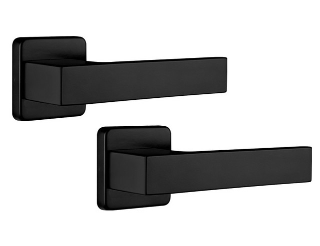 Ручка на розетці Rostex Ravena H56 38-45м чорний (Чехія)