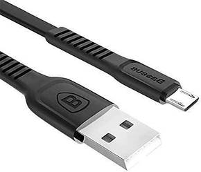 Кабель зарядный Baseus Flat Micro USB Cable Fast Data Sync Charging 1 м Black (CAMZY-01)