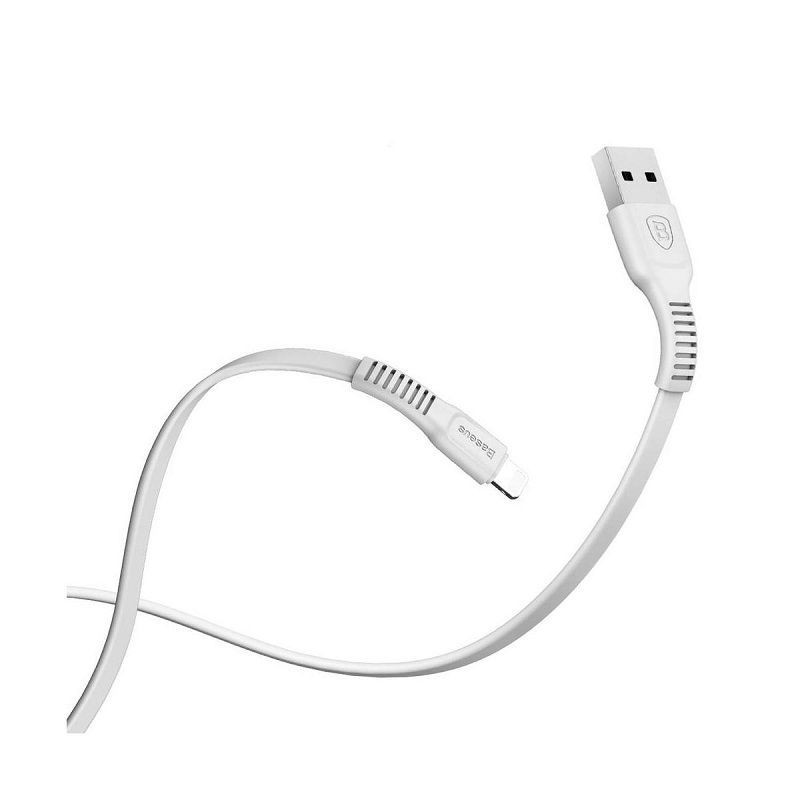 Кабель зарядный Baseus Flat Micro USB Cable Fast Data Sync Charging 1 м White (CAMZY-02)