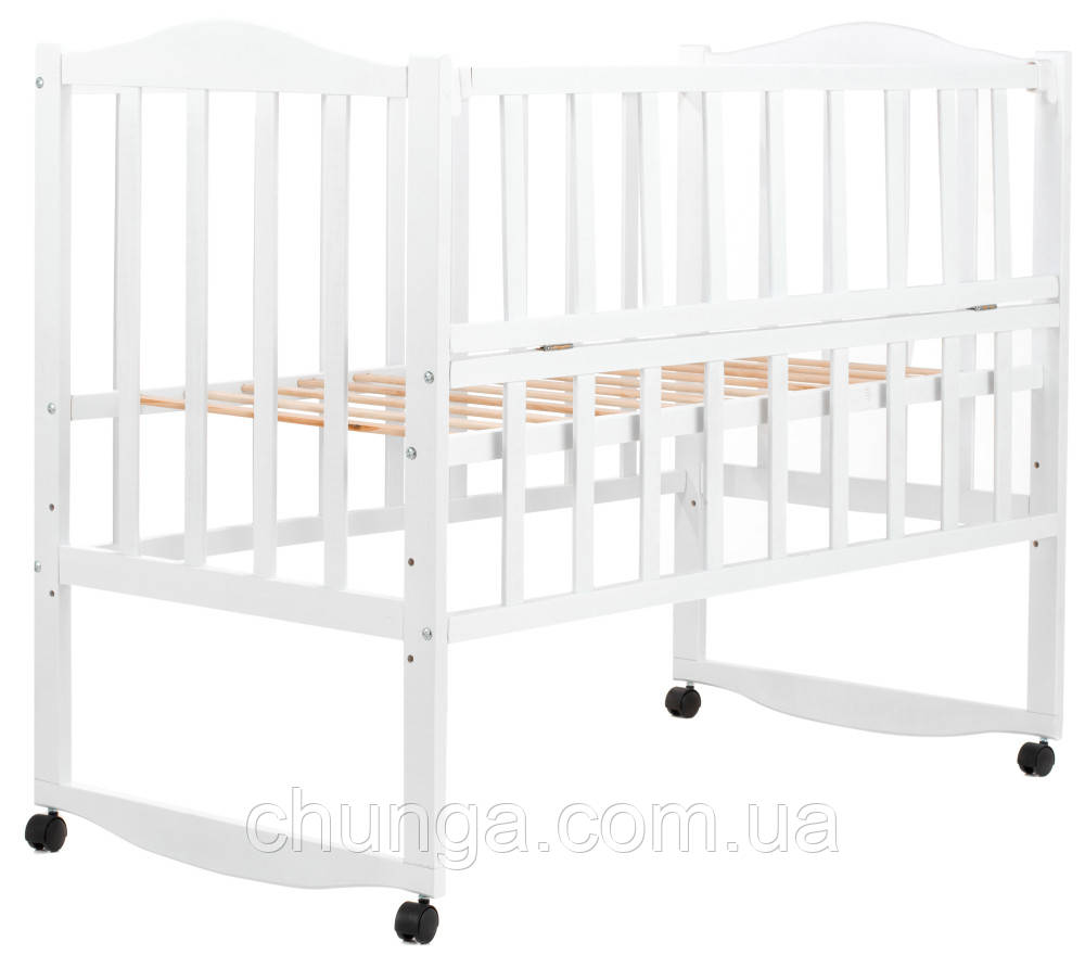 Кроти Babyroom Зайчком ZL101 відкидним боком біла