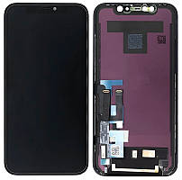 Дисплей Apple iPhone 11 з тачскрином і рамкою, Китай (Oled GX), Black