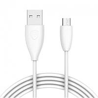 Кабель зарядный Micro USB Baseus USB Cable to microUSB Small Pretty Waist 1 м White (CAMMY-02)