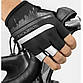 Велосипедні рукавички без пальців Town Rockbros M чорний, фото 3