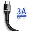 Кабель зарядний Baseus Halo Micro USB з LED-підсвіткою 0.5 м Black (CAMGH-A01), фото 4