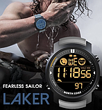 Кварцові чоловічі наручні Військові тактичні годинники з каучуковим ремінцем, фото 10