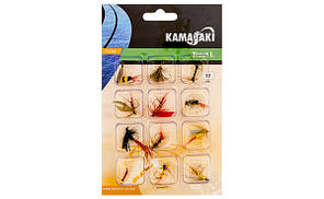 Набір мушок Kamasaki Fly Set 12шт.