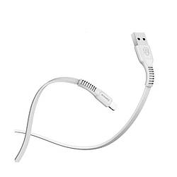 Кабель зарядный Baseus Flat Micro USB Cable Fast Data Sync Charging 2 м White (CAMZY-C02)