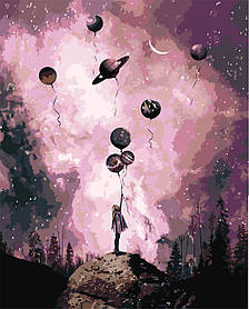 Картина за номерами Origami Космічне диво LW 3202 40*50 см