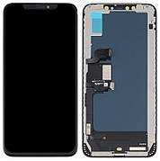 Дисплей Apple iPhone XS Max с тачскрином и рамкой, оригинал, переклейка, Black