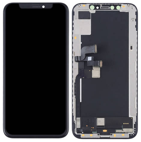 Дисплей Apple iPhone XS с тачскрином и рамкой, Китай (Oled GX), Black, фото 2