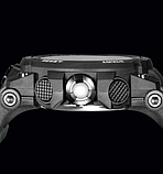 Чоловічий водонепроникний бюджетний наручний армійський і тактичний годинник smael з каучуковим ремінцем, фото 2