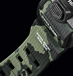 Чоловічий водонепроникний бюджетний наручний армійський і тактичний годинник smael з каучуковим ремінцем, фото 6