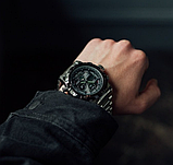 Кращий красивий армійський і тактичний годинник AMST з металевим браслетом, фото 2