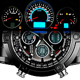 Кращий красивий армійський і тактичний годинник AMST з металевим браслетом, фото 10