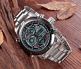 Кращий красивий армійський і тактичний годинник AMST з металевим браслетом, фото 7