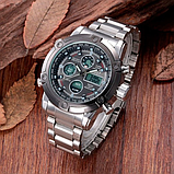 Кращий красивий армійський і тактичний годинник AMST з металевим браслетом, фото 8