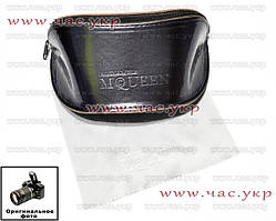 Шкіряний футляр для сонцезахисних окулярів Alexander McQueen комплект чохол Олександр Маккуїн Маквин